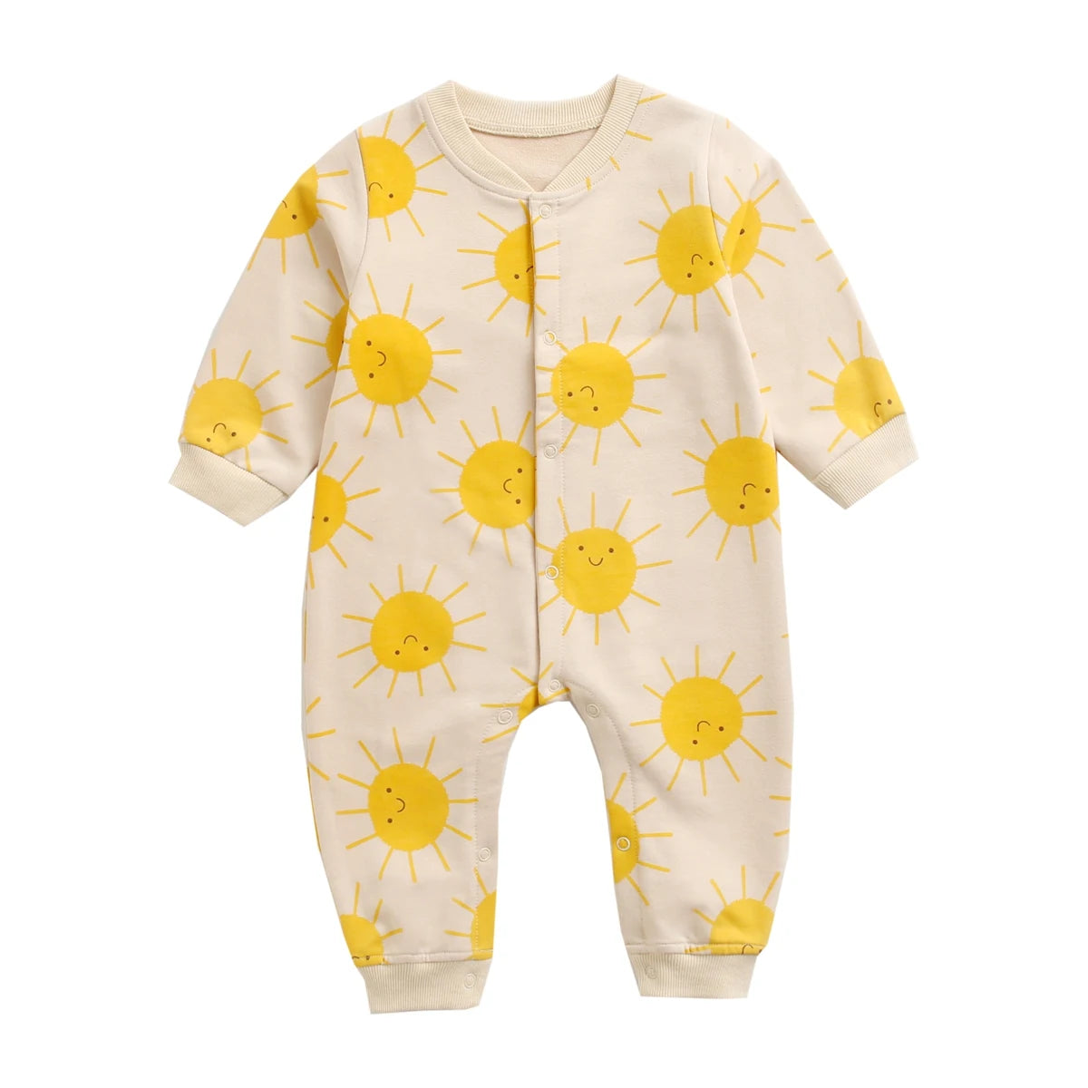 Cartoon Baby Rompers Long Sleeve Infants Jumpsuit