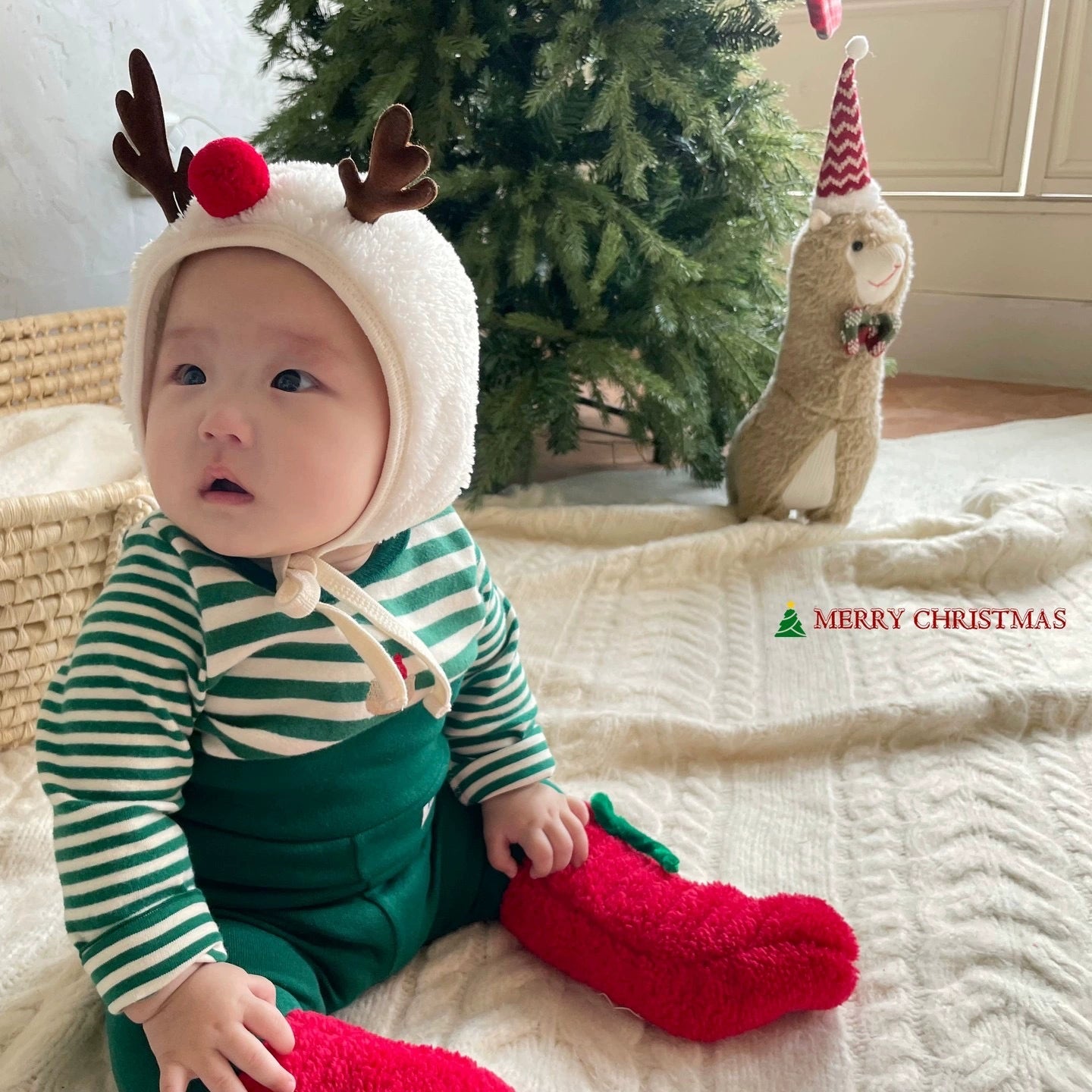 Christmas Baby Two-Piece Suit