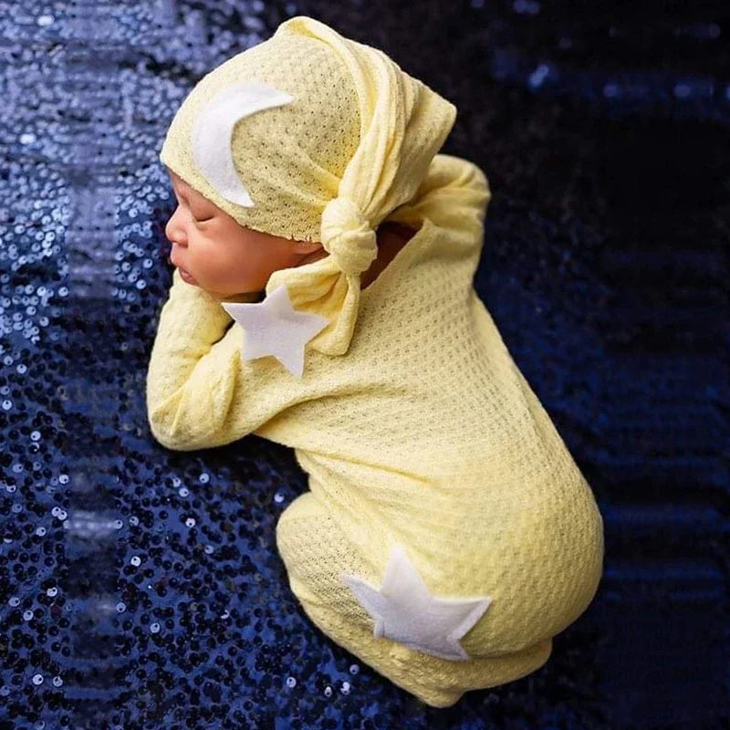 Stars Moon Newborn Photography outfit