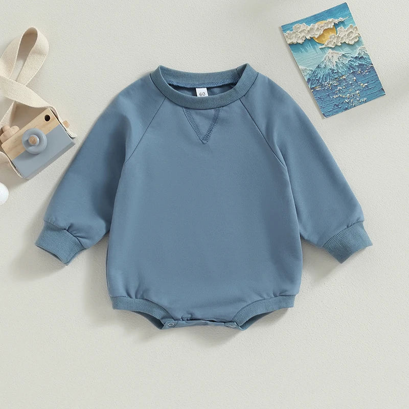 Infant Baby Solid Color Rompers Overalls