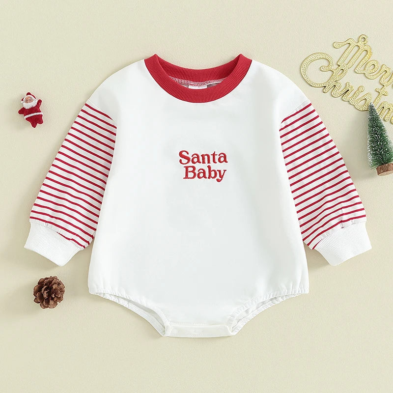 Santa Baby Christmas Newborn Rompers