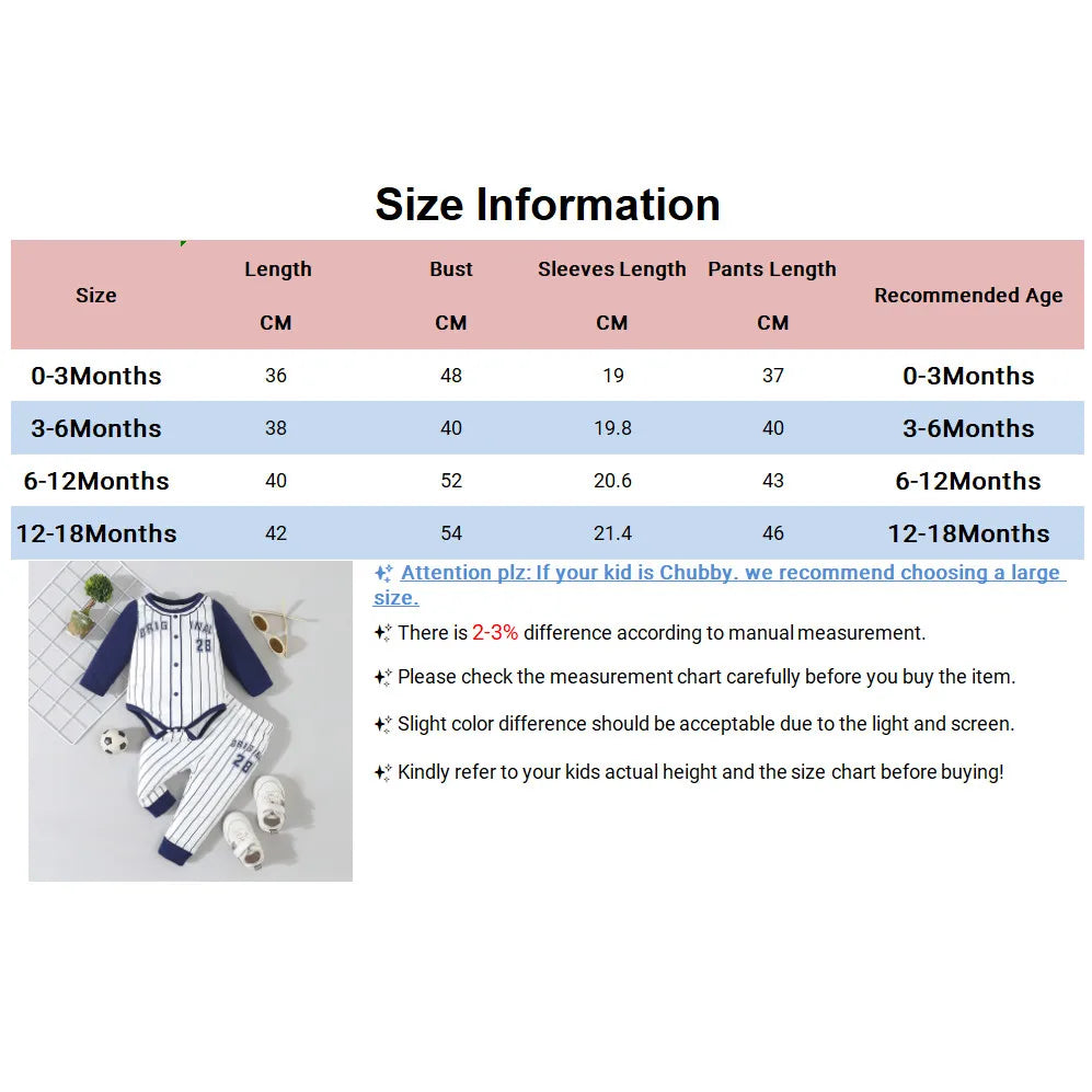 Long Sleeved Patchwork Striped Baseball Jumpsuit with Pants