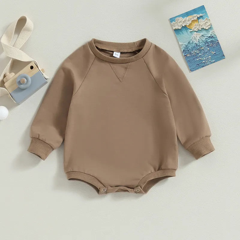 Infant Baby Solid Color Rompers Overalls