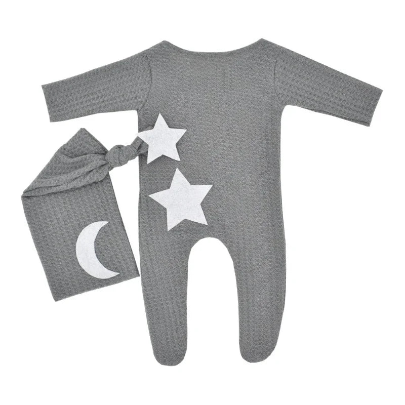 Stars Moon Newborn Photography outfit