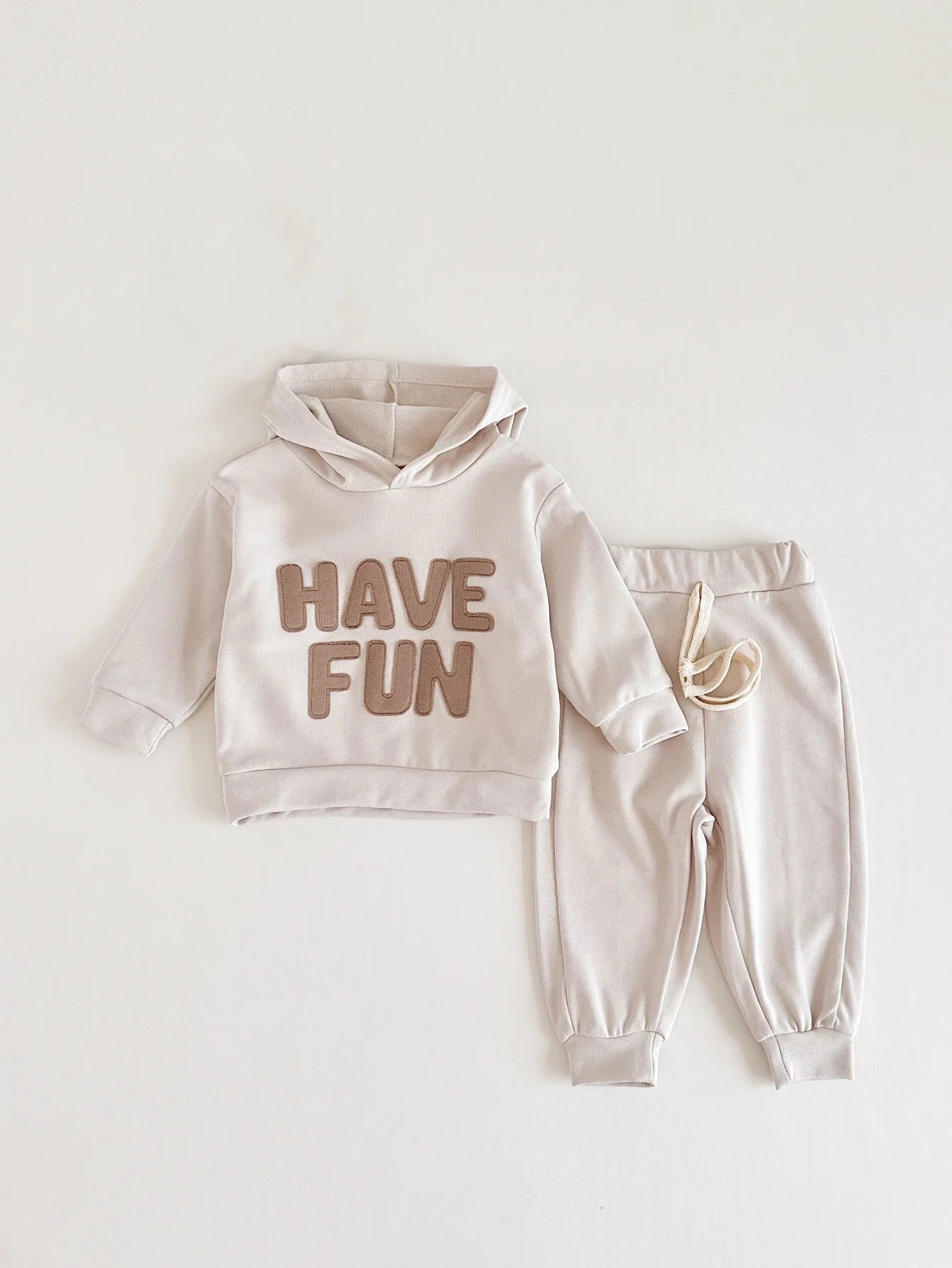 Boys/ Girls Hoodies Suit Casual Style Letter Print 2PCS Sets