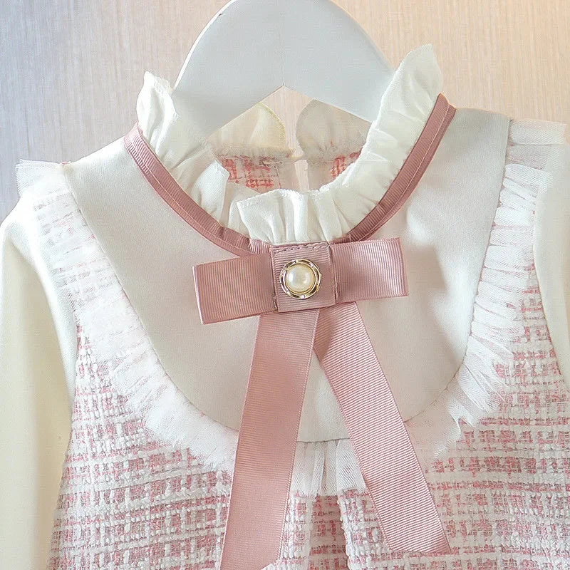 Vintage winter Dress, long sleeve dress
