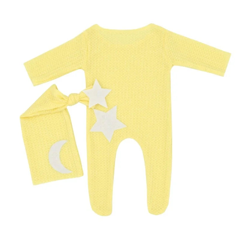 Stars Moon Newborn Photography outfit