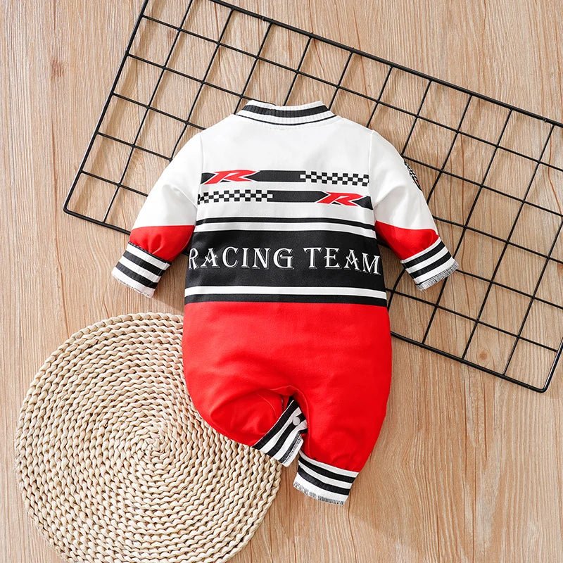 Outdoor Racing romper Clothes Comfortable And Soft For Boys And Girls