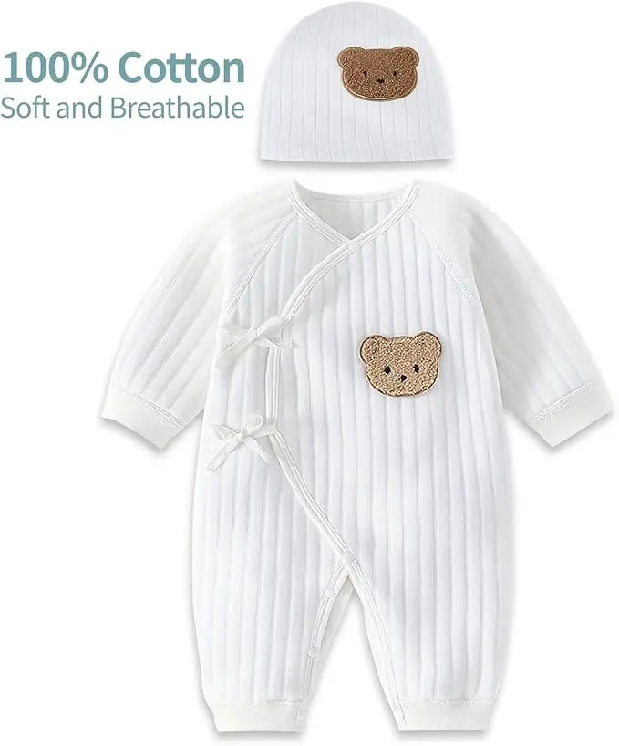 Newborn Winter Onesie Clothes Cotton Toddler Home Wear