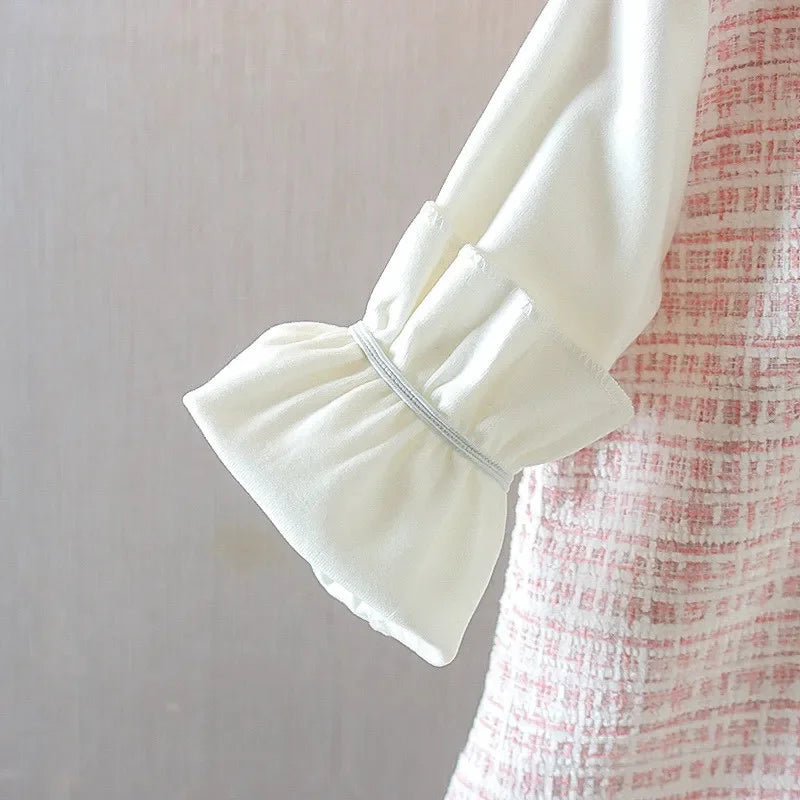Vintage winter Dress, long sleeve dress
