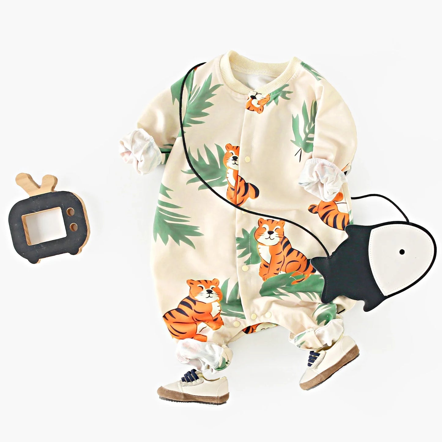 Infants Jumpsuits Unisex Long Sleeve Baby Rompers Clothing