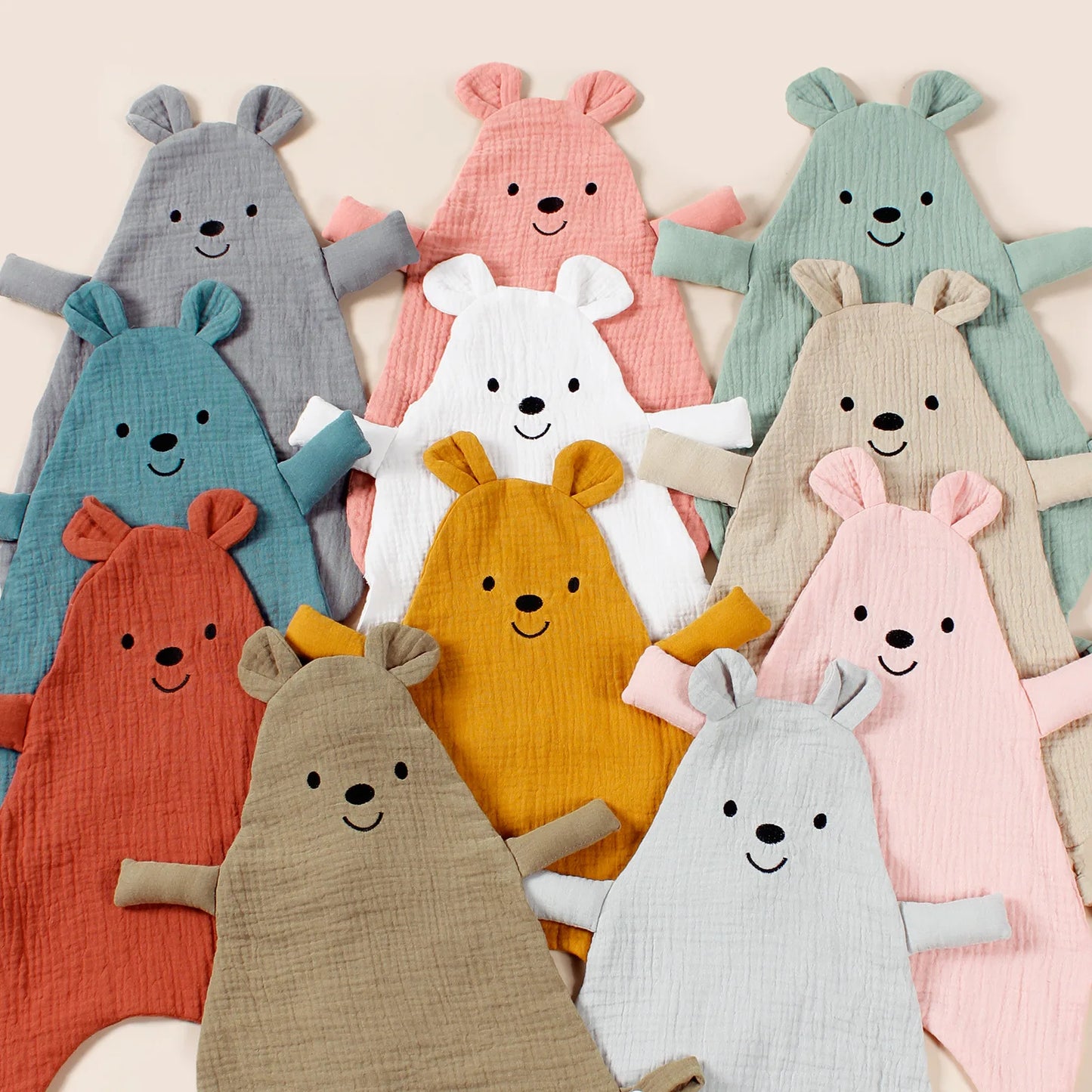 Cute Infant Baby Bear Cotton Comforter Blanket