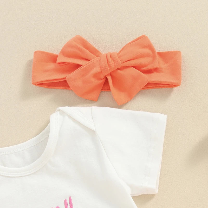 Hunny Bunny Romper Shorts with Headband