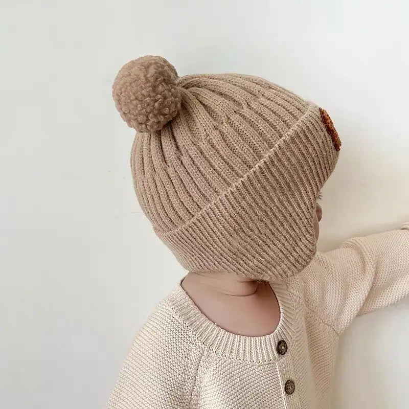 Baby Cute Bear Ear Protection Hats