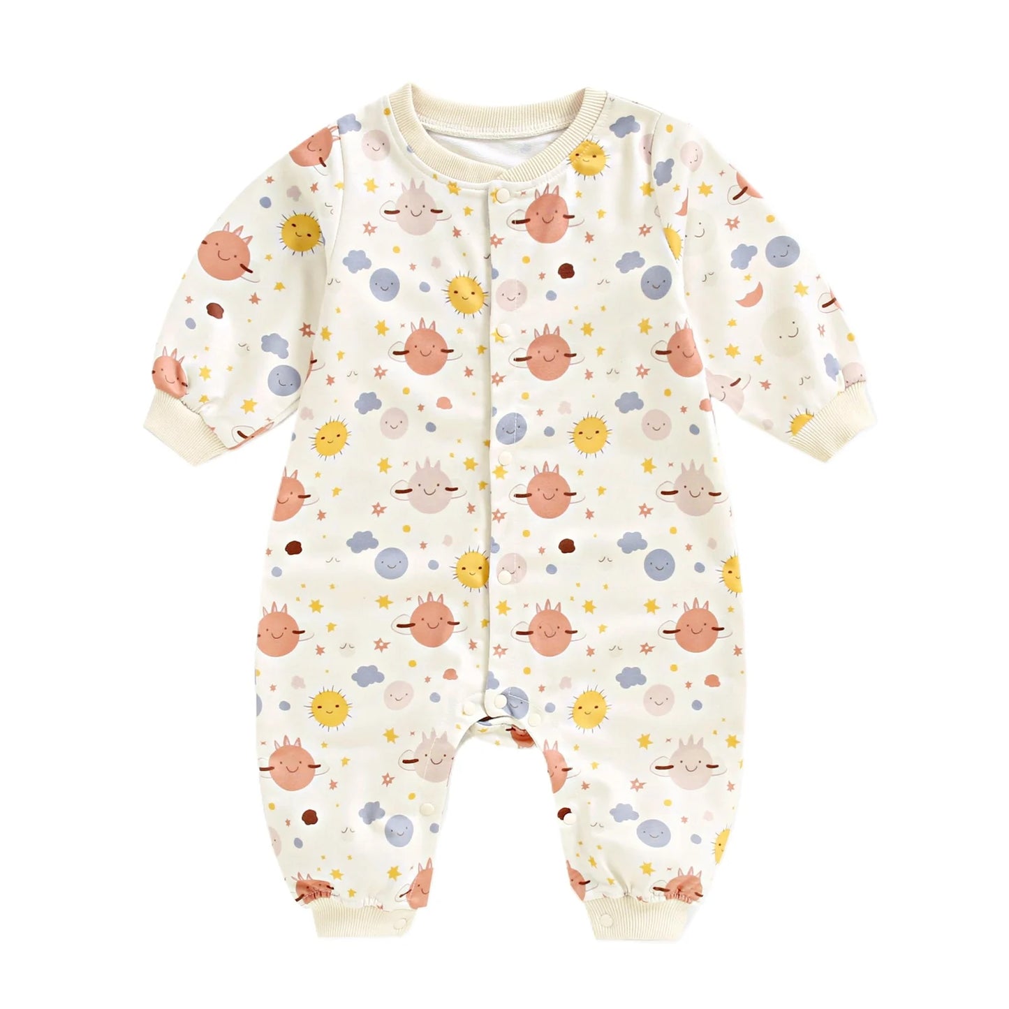 Infants Jumpsuits Unisex Long Sleeve Baby Rompers Clothing