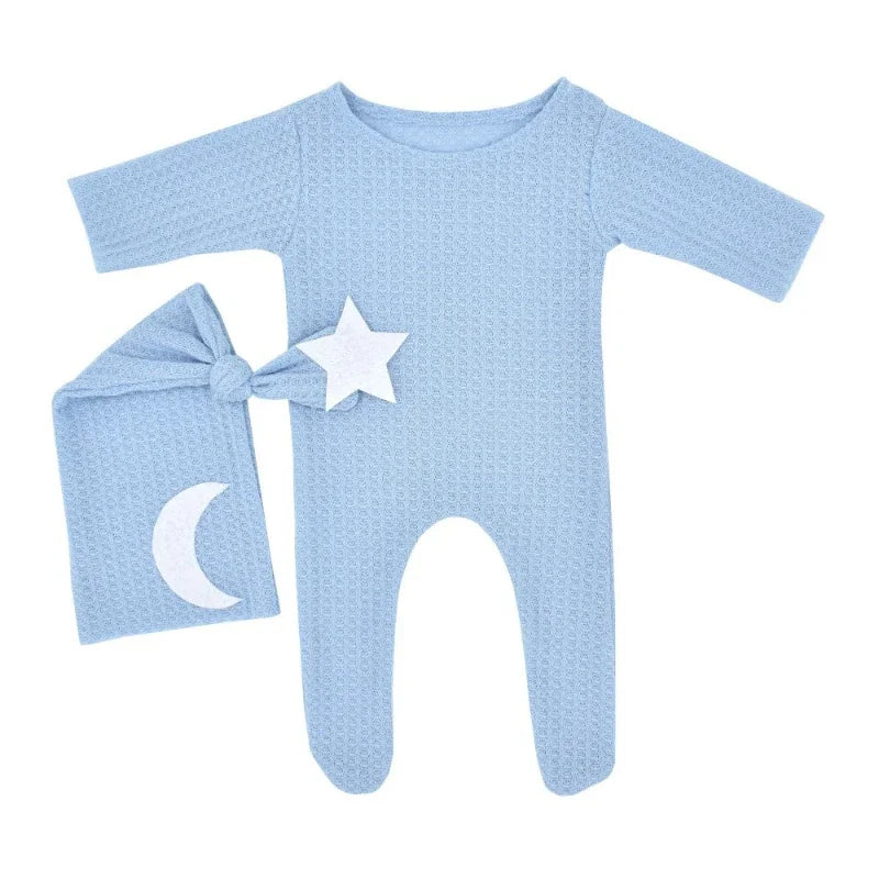 Stars Moon Newborn Photography outfit