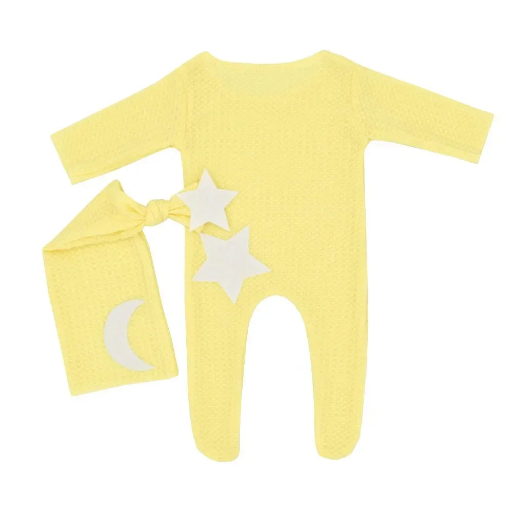 Stars Moon Newborn Photography outfit