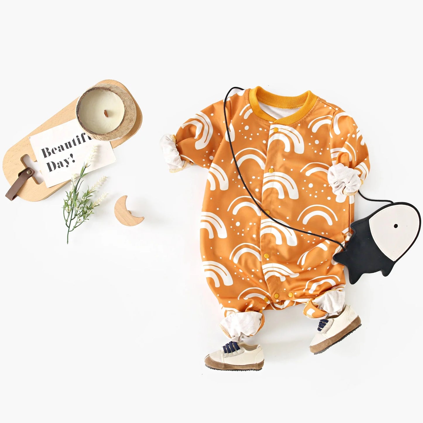 Infants Jumpsuits Unisex Long Sleeve Baby Rompers Clothing