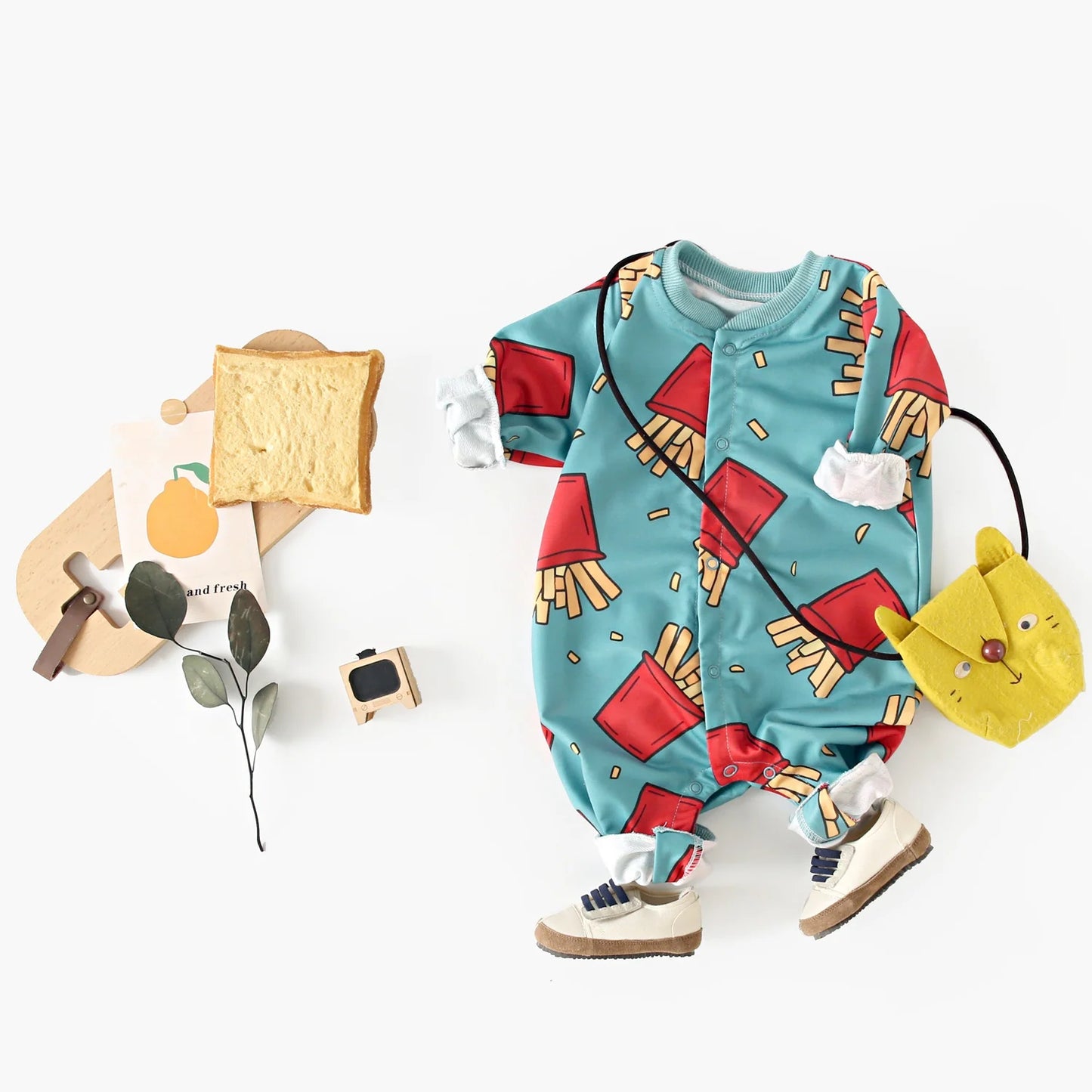 Infants Jumpsuits Unisex Long Sleeve Baby Rompers Clothing