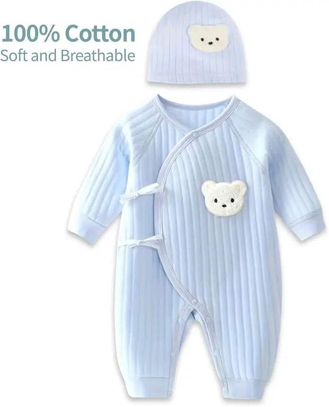 Newborn Winter Onesie Clothes Cotton Toddler Home Wear