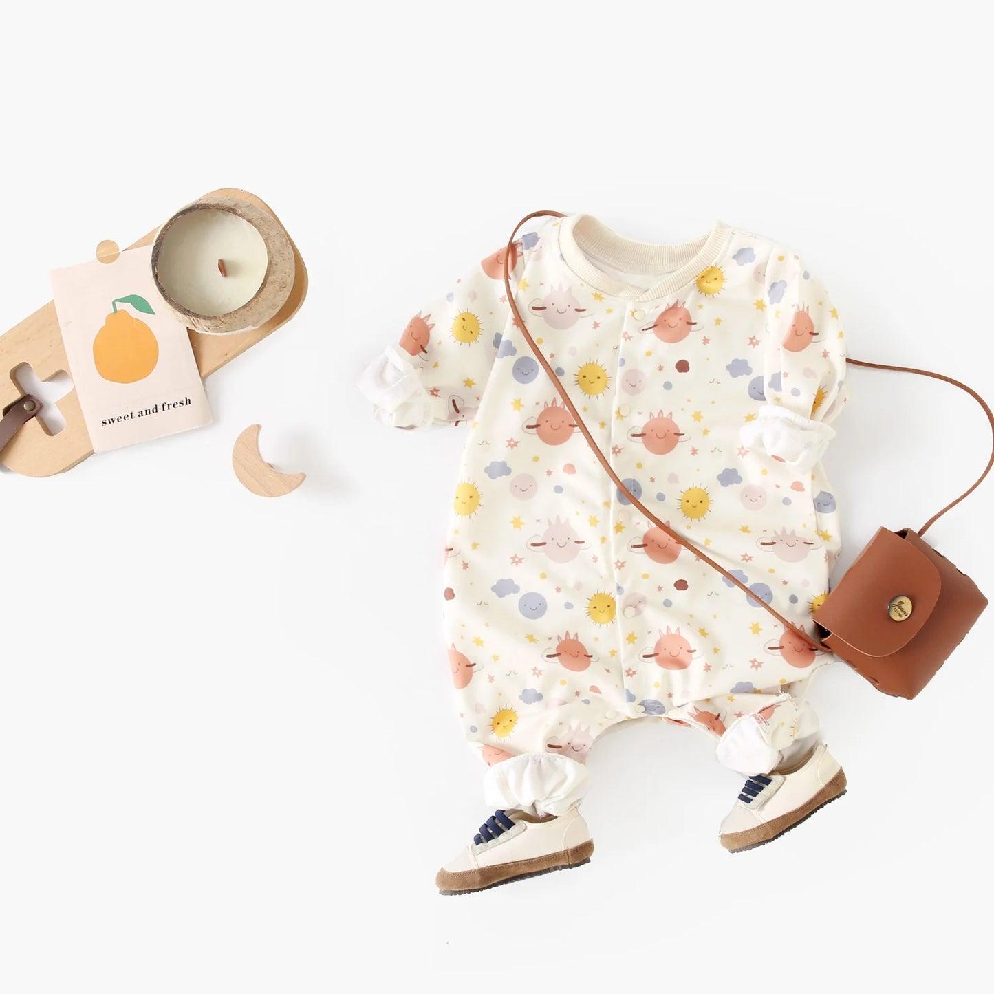 Infants Jumpsuits Unisex Long Sleeve Baby Rompers Clothing