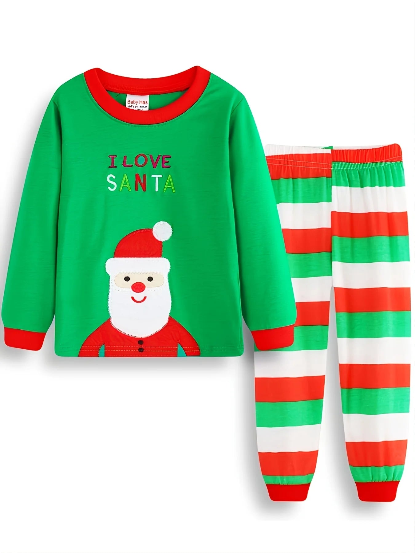 Children's Christmas Long sleeve pajamas clothes set
