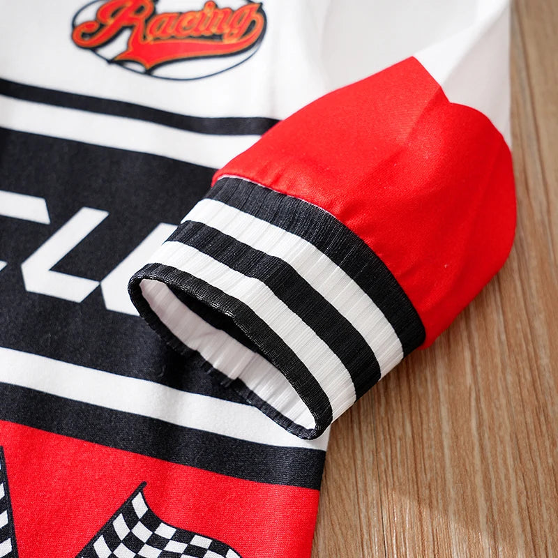 Outdoor Racing romper Clothes Comfortable And Soft For Boys And Girls