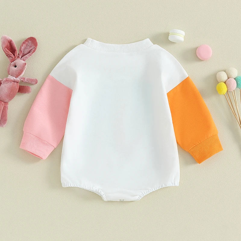 Sweatshirt Romper Bunny Oversized Bubble romper