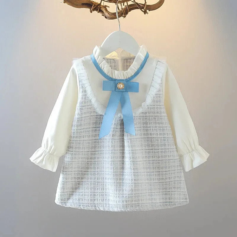 Vintage winter Dress, long sleeve dress