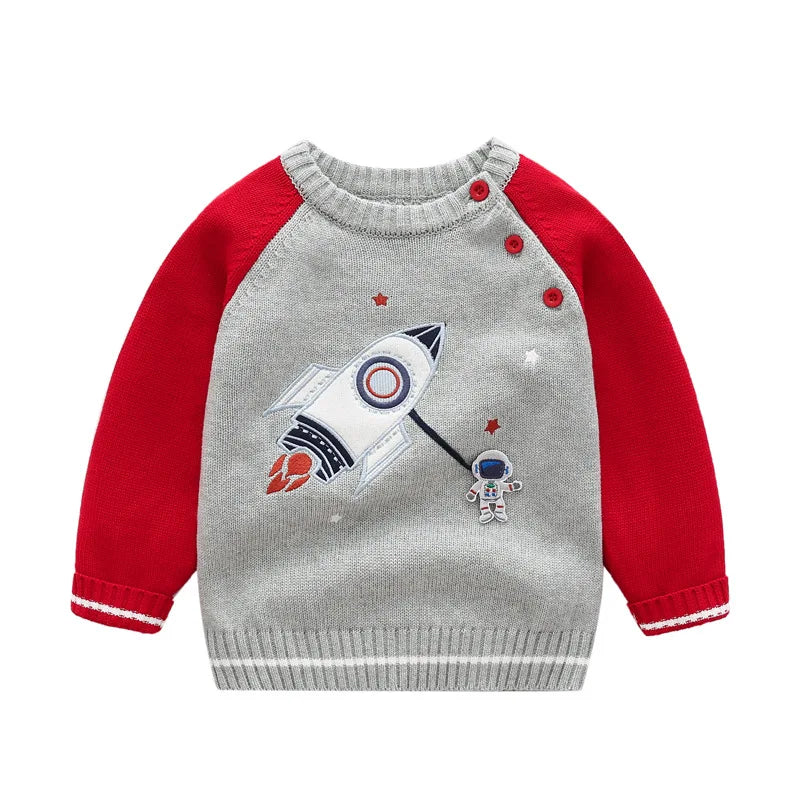 Winter Infant Toddler Christmas Print Sweaters