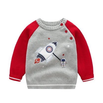 Winter Infant Toddler Christmas Print Sweaters