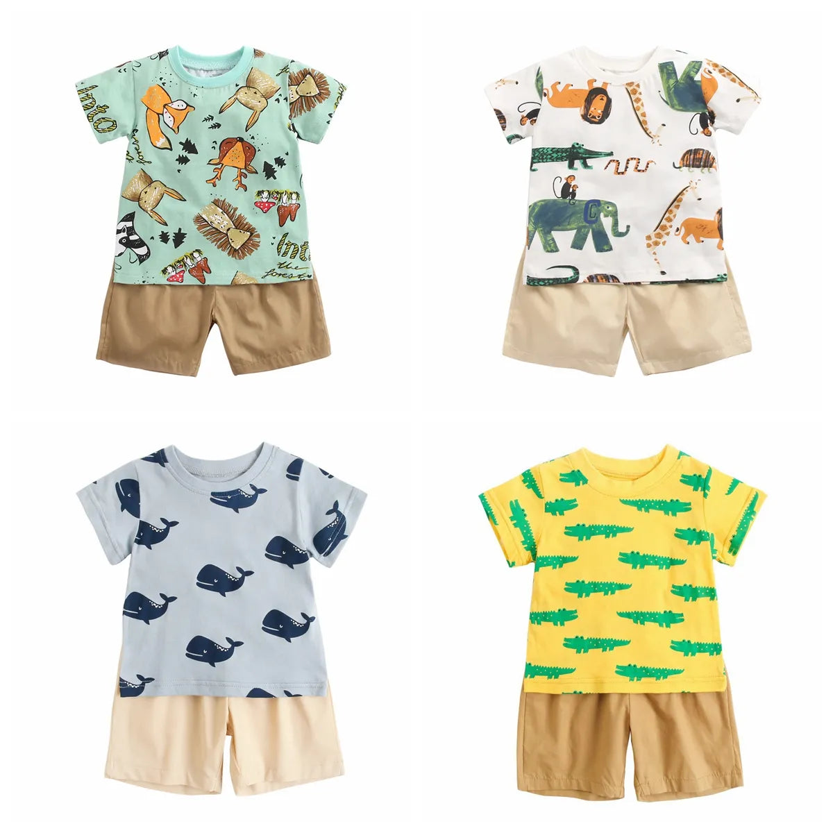 Cartoon Boys Clothing Set