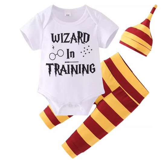 Wizard In Training Tops+Pants+Hat