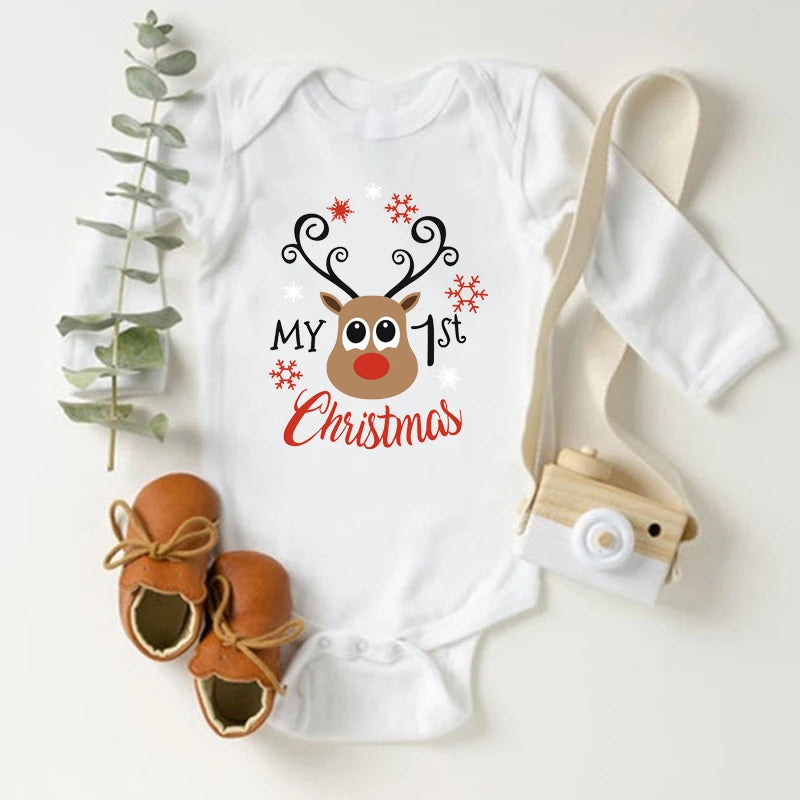 First Christmas Newborn Baby Bodysuit