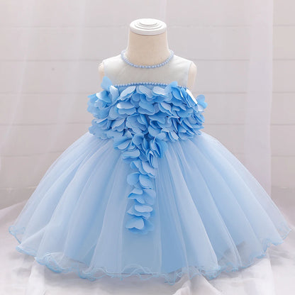 Lace Heart Baby Girls Princess Dress