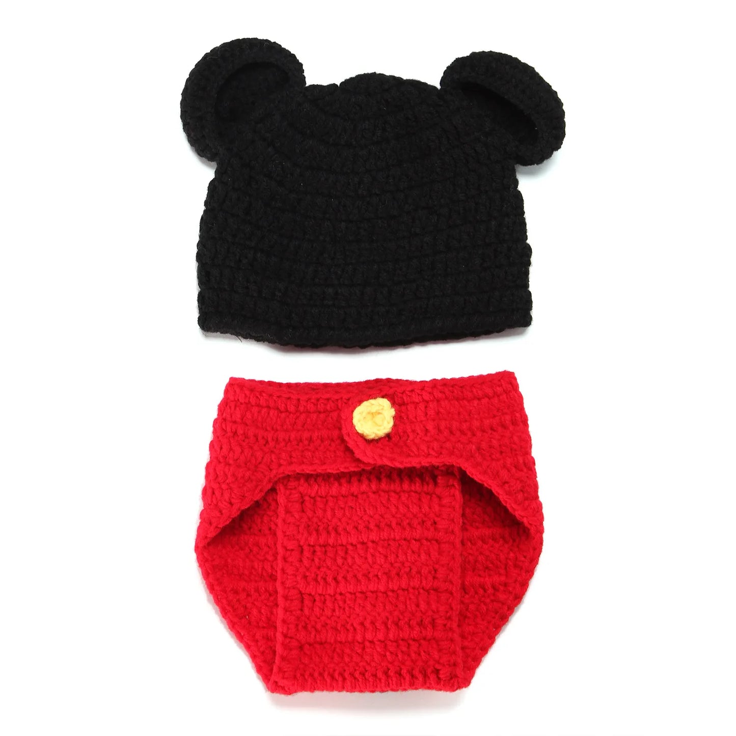 Newborn Baby Photography Props Accessories Boys Girls Crochet Knit Christmas Photo Props Baby Hat Caps Newborn Crochet Outfits