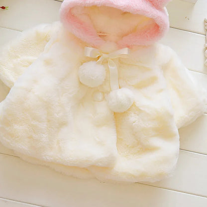 Rabbit Ears Plush Princess Coat