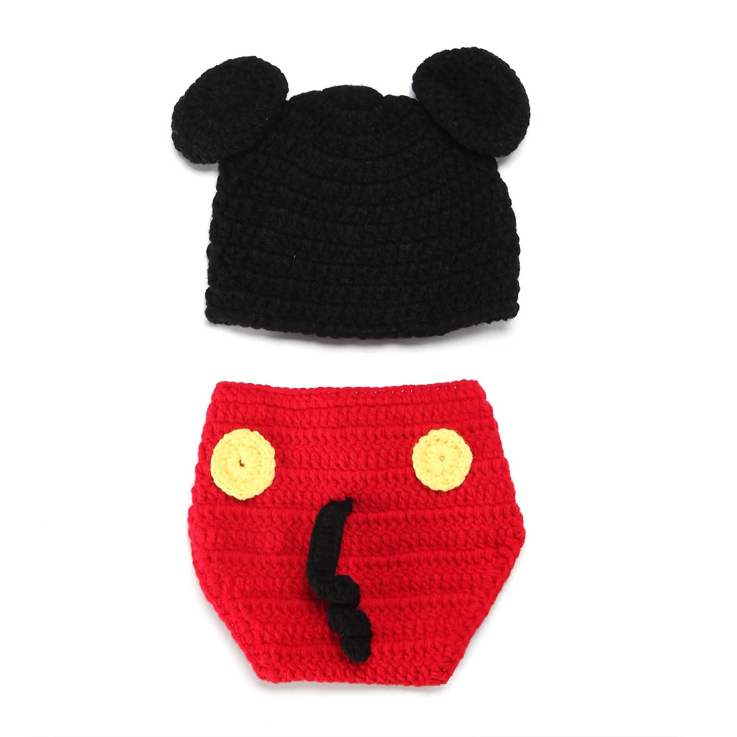 Newborn Baby Photography Props Accessories Boys Girls Crochet Knit Christmas Photo Props Baby Hat Caps Newborn Crochet Outfits