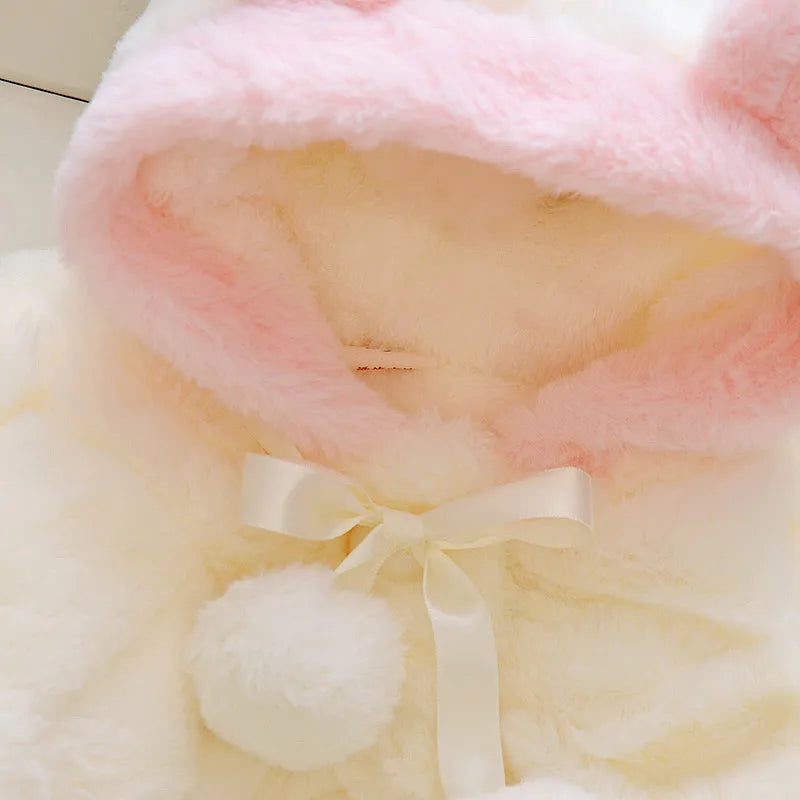 Rabbit Ears Plush Princess Coat