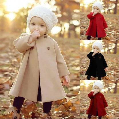 Infant Winter Wool Blends Jacket Coat