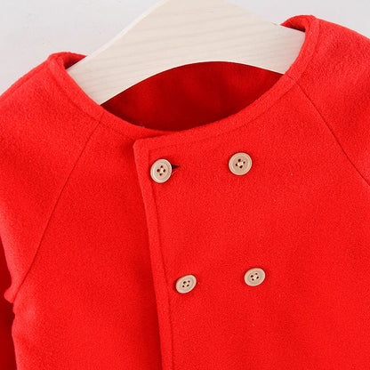 Infant Winter Wool Blends Jacket Coat