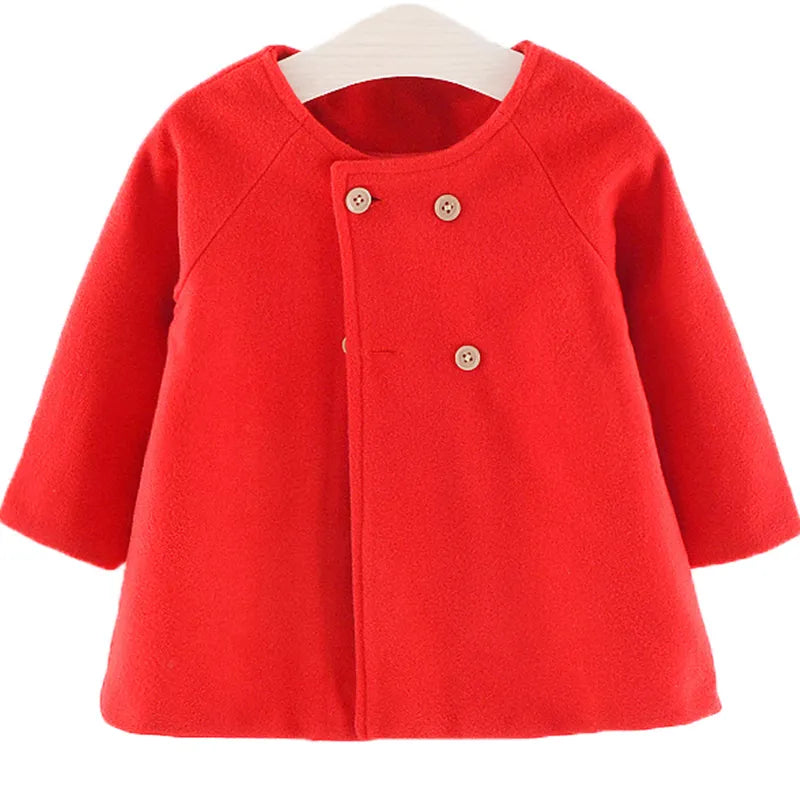 Infant Winter Wool Blends Jacket Coat