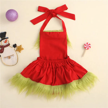 Christmas Baby Sequin Bodysuit Dress