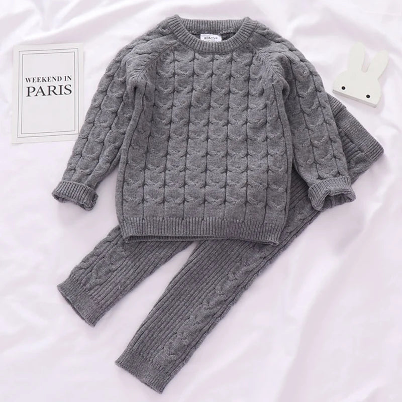 Sweater + Pants 2pcs/Suit Infant Knit