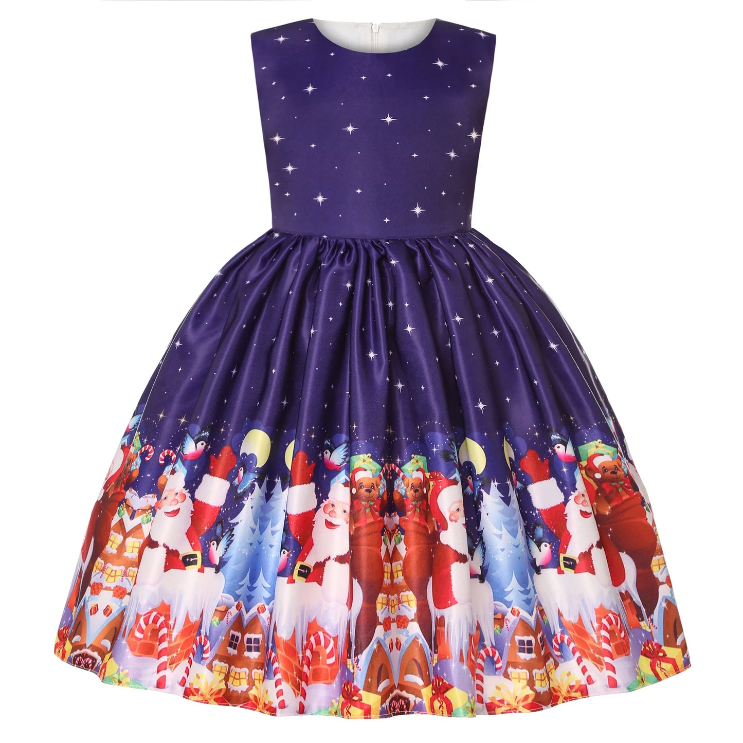 Christmas Girl Dress Ball Gown