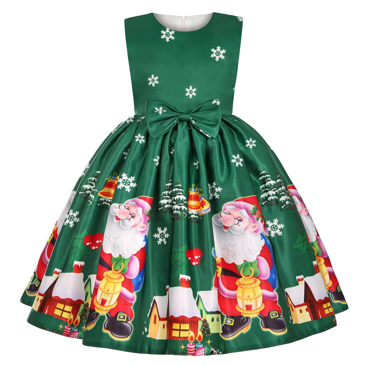 Christmas Girl Dress Ball Gown