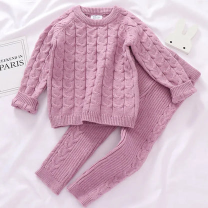 Sweater + Pants 2pcs/Suit Infant Knit