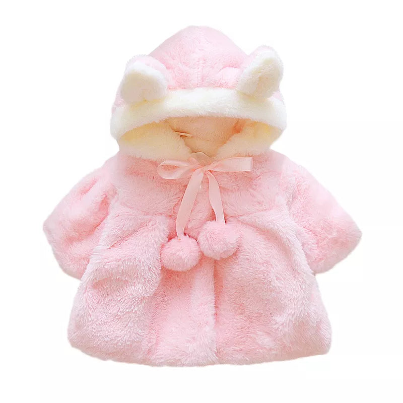 Rabbit Ears Plush Princess Coat