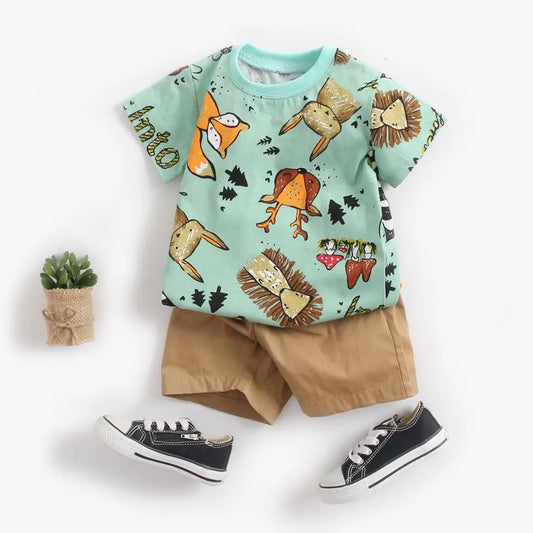 Cartoon Boys Clothing Set