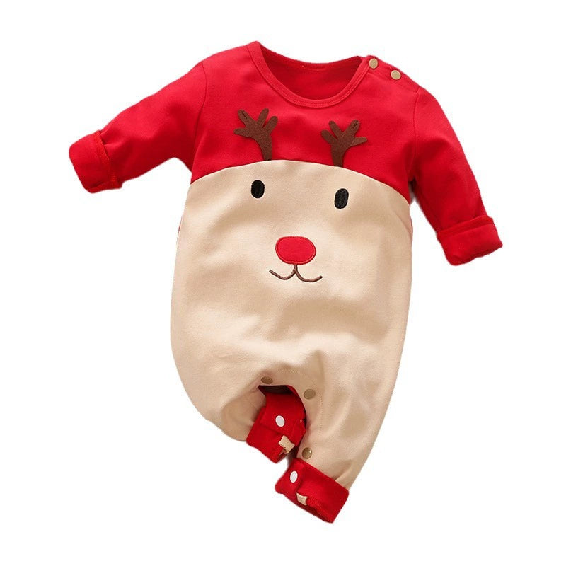 RomperBaby Christmas Jumpsuit. Santa Elf Shape Romper